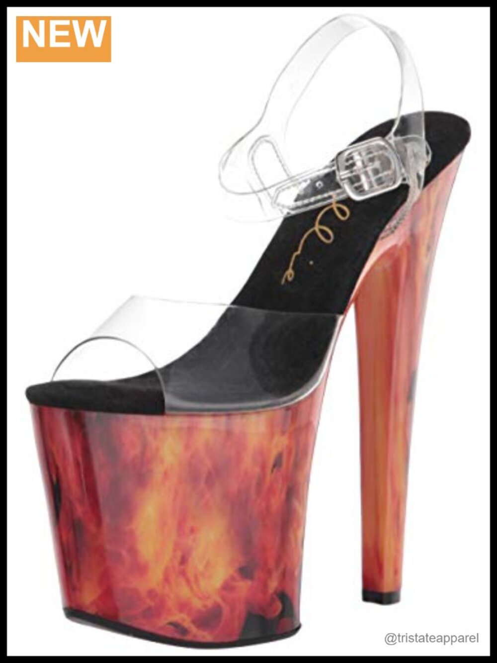 Platform Stiletto Sandal Open Toe Ankle Strap Buckle Leather Formal Heel